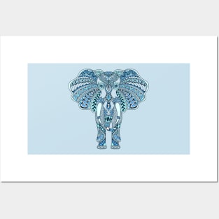 Decorated Indian Elephant Posters and Art